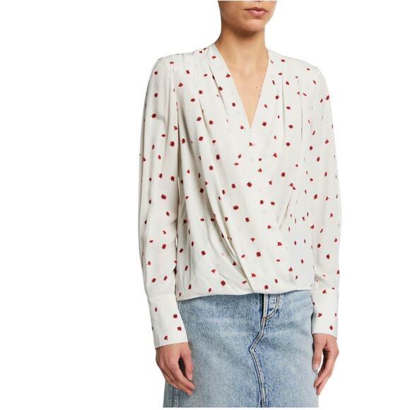 Rag & Bone Lei Floral-Print Blouse - Picture 7 of 7